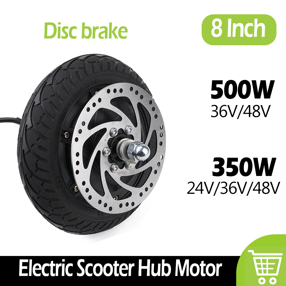 Electric Scooter 500W - 8 بوصة محرك سكوتر كهربائي فرش