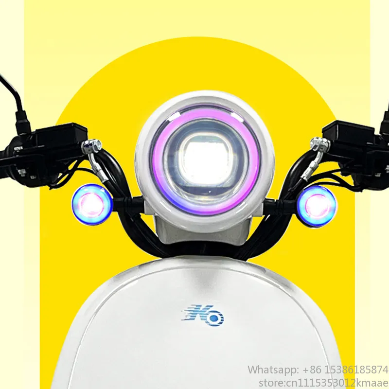 Electric Scooter Adults - دراجة كهربائية متينة بقوة 1200 واط،