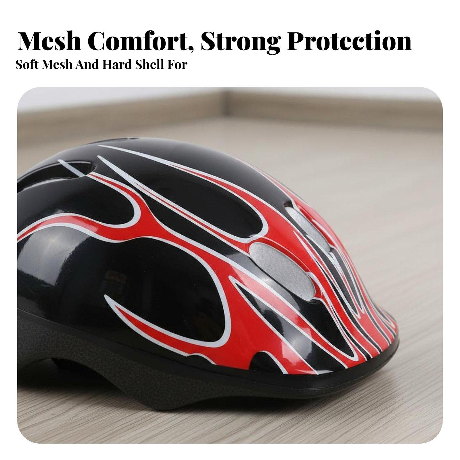Scooter Helmet Set - مجموعة خوذة وواقيات للركبة والكوع والمعصم