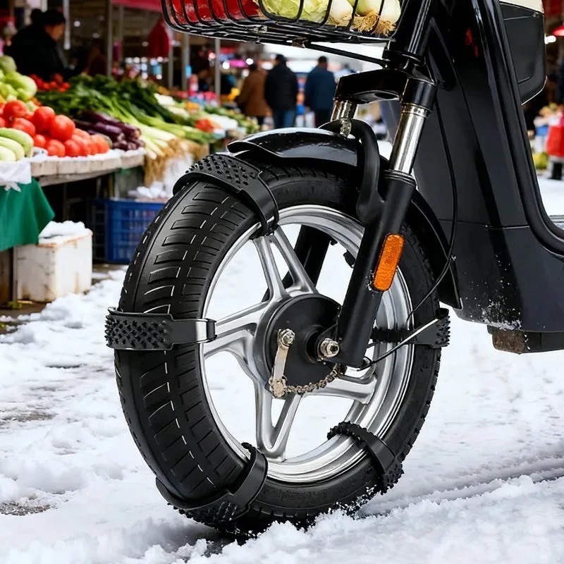 سلاسل الثلج للدراجات النارية ا - مراجعة Scooter Tire وسعره