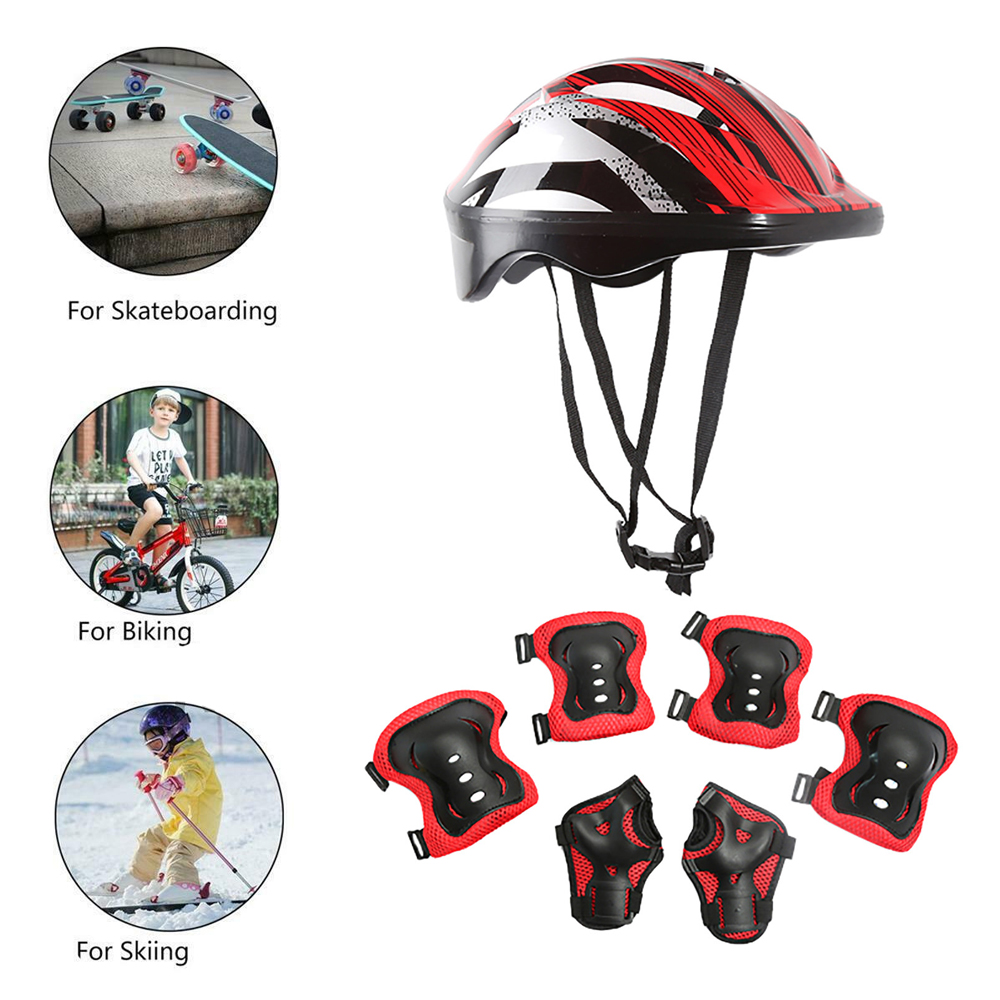 مجموعة خوذة أمان التزلج الدوار - مراجعة Scooter Helmet Set وسعره