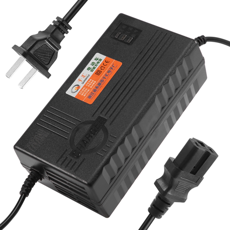 شاحن بطارية دراجة نارية 72 فول - مراجعة Electric Scooter Charger وسعره