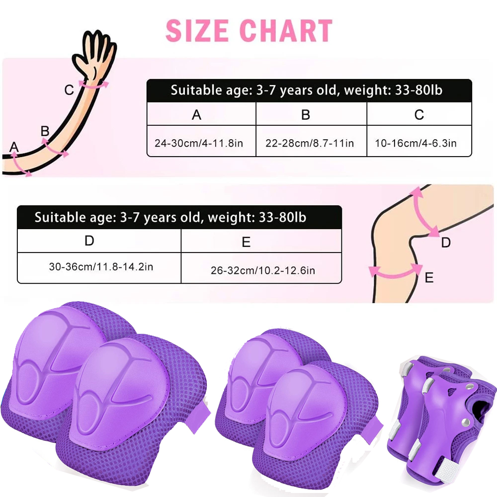 مجموعة من 6 قطع واقيات للركبة  - مراجعة Scooter Helmet Set وسعره