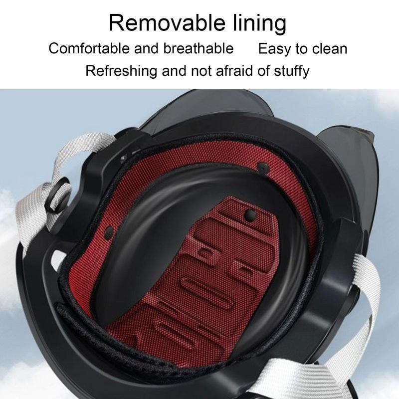 خوذة دراجة نارية للرجال والنسا - مراجعة Scooter Helmet Set وسعره