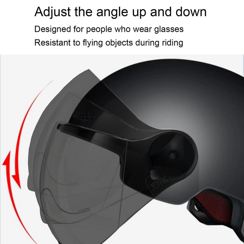 خوذة دراجة نارية للرجال والنسا - مراجعة Scooter Helmet Set وسعره