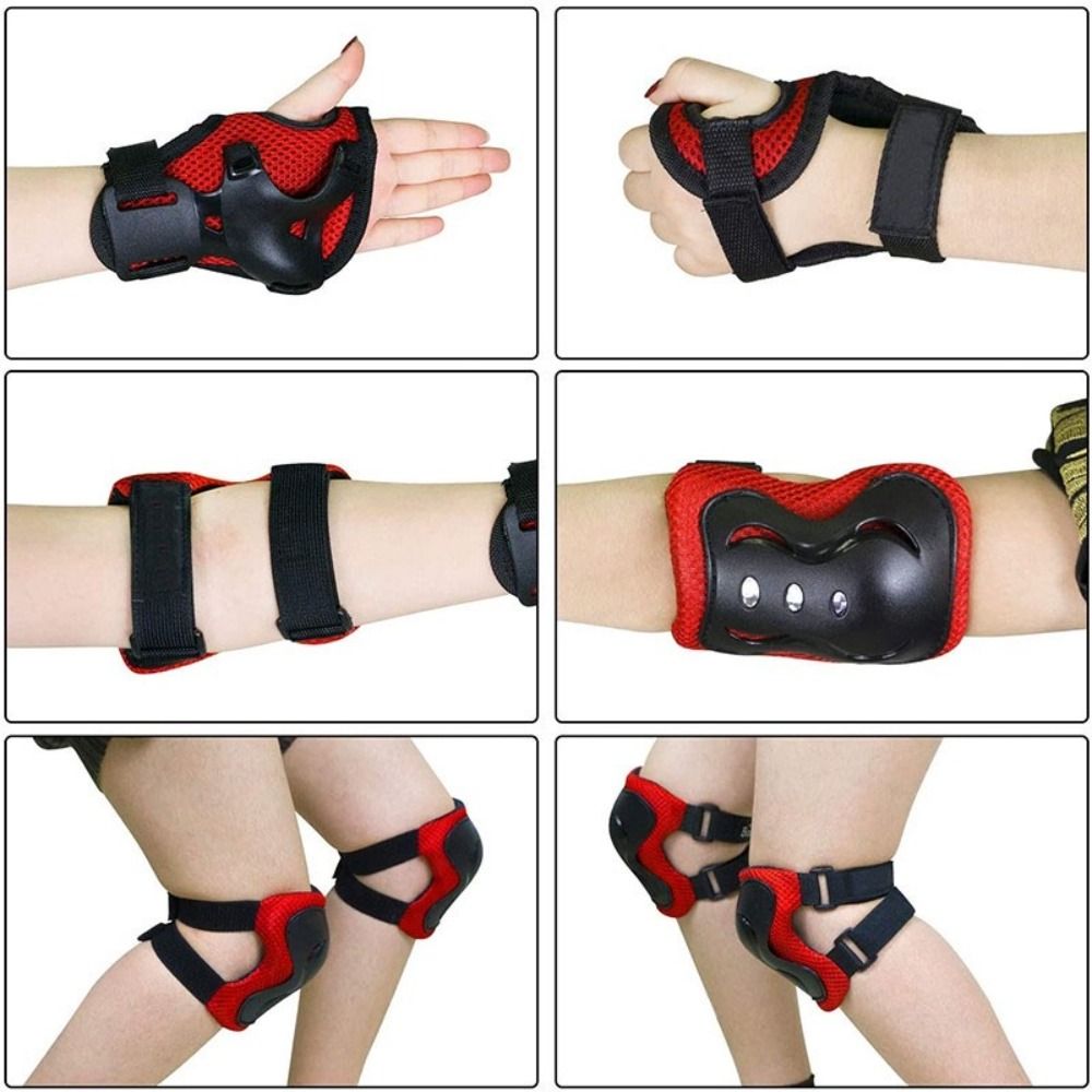 وسادات الركبة والكوع للأطفال ، - مراجعة Scooter Helmet Set وسعره