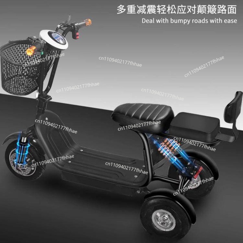 دراجة كهربائية ثلاثية العجلات  - مراجعة Folding Electric Scooter وسعره