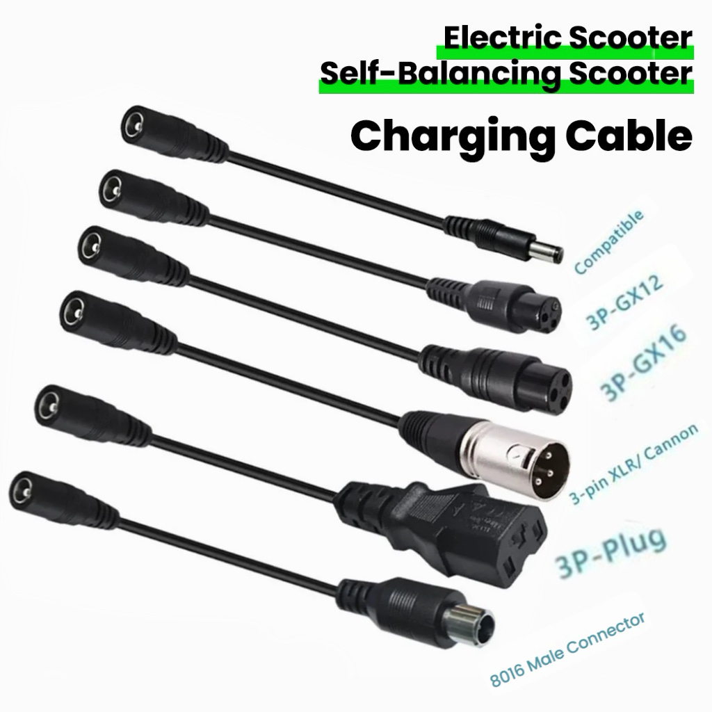 كابل محول موصل DC5.5MM إلى M12 - مراجعة Electric Scooter Charger وسعره