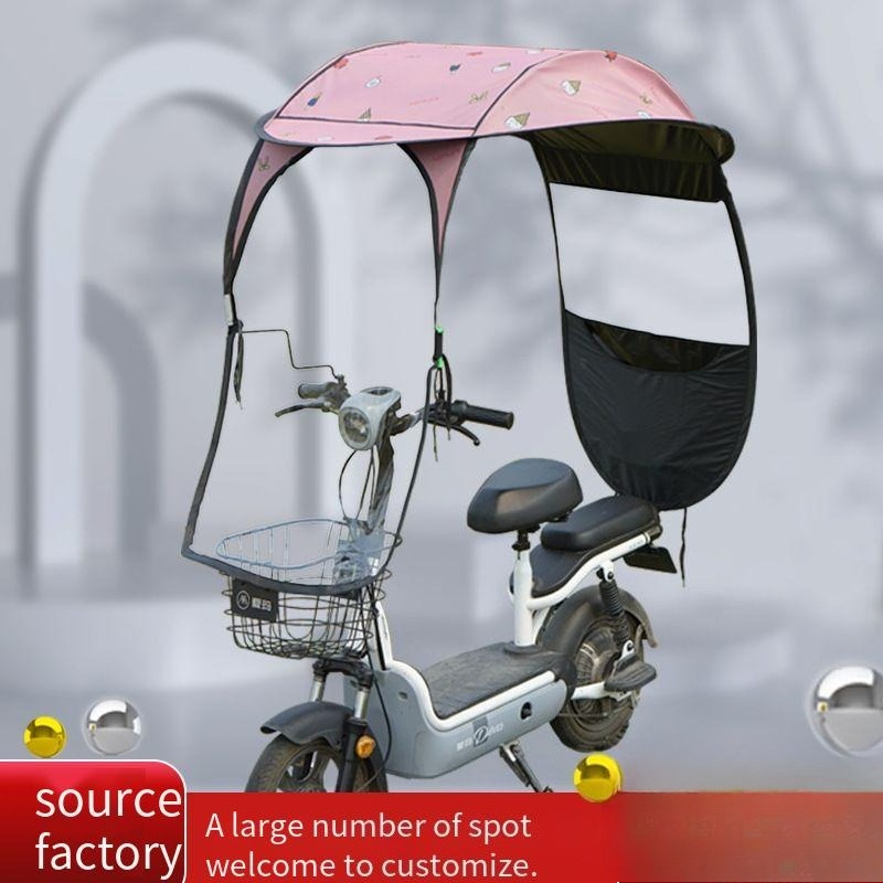 مظلة جديدة مدمجة للسكوتر الكهر - مراجعة Electric Scooter Rain Cover وسعره