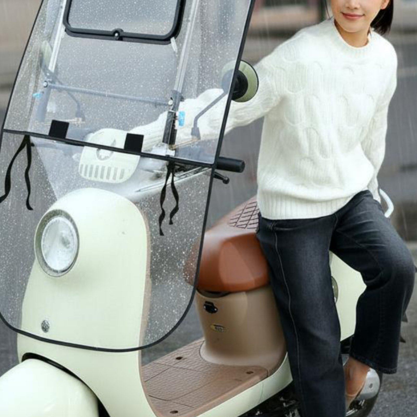 غطاء واقي من المطر للسكوتر الك - مراجعة Electric Scooter Rain Cover وسعره