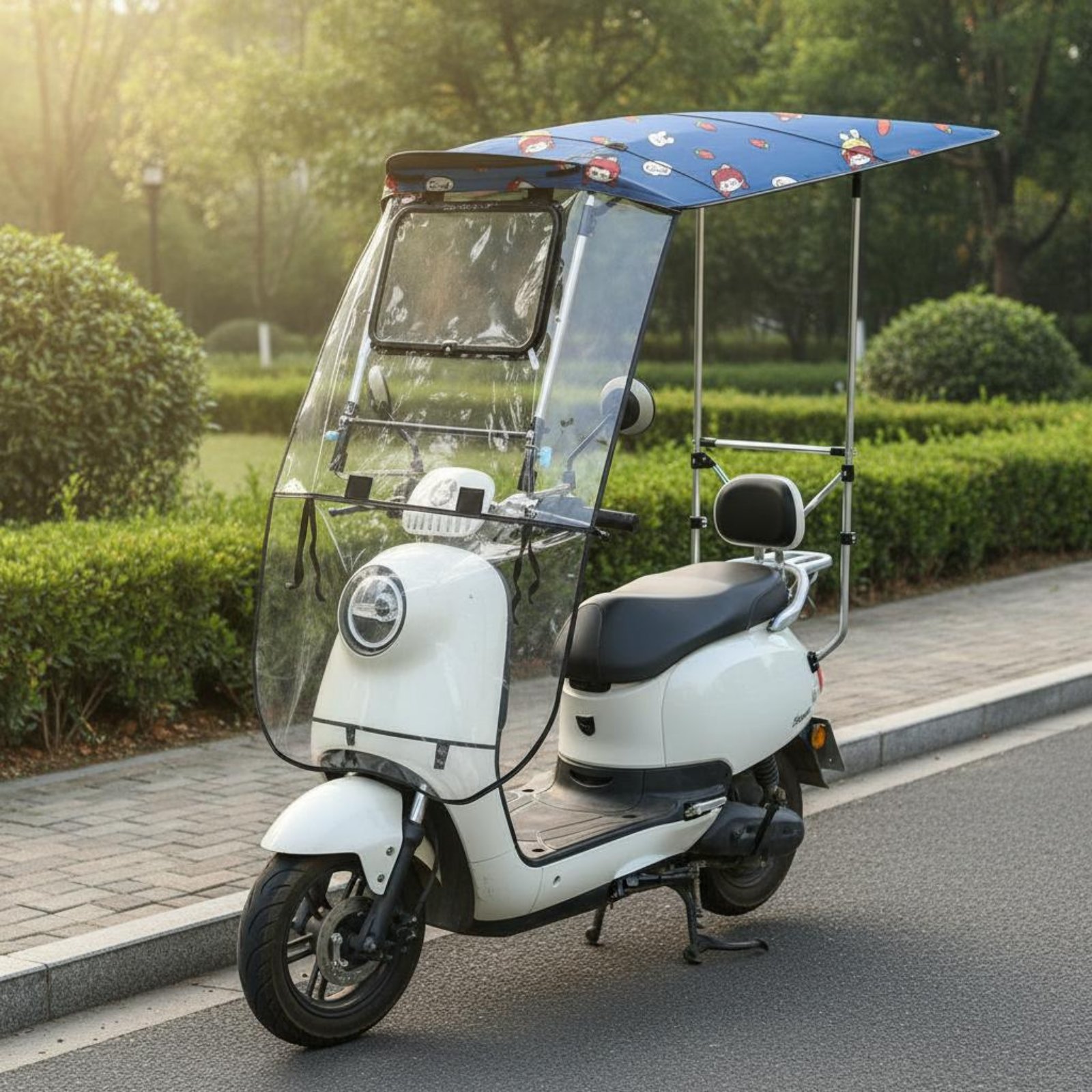 غطاء واقي من المطر للسكوتر الك - مراجعة Electric Scooter Rain Cover وسعره