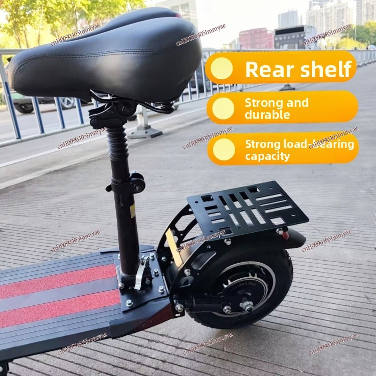 رف خلفي معدل للسكوتر الكهربائي - مراجعة Folding Electric Scooter وسعره