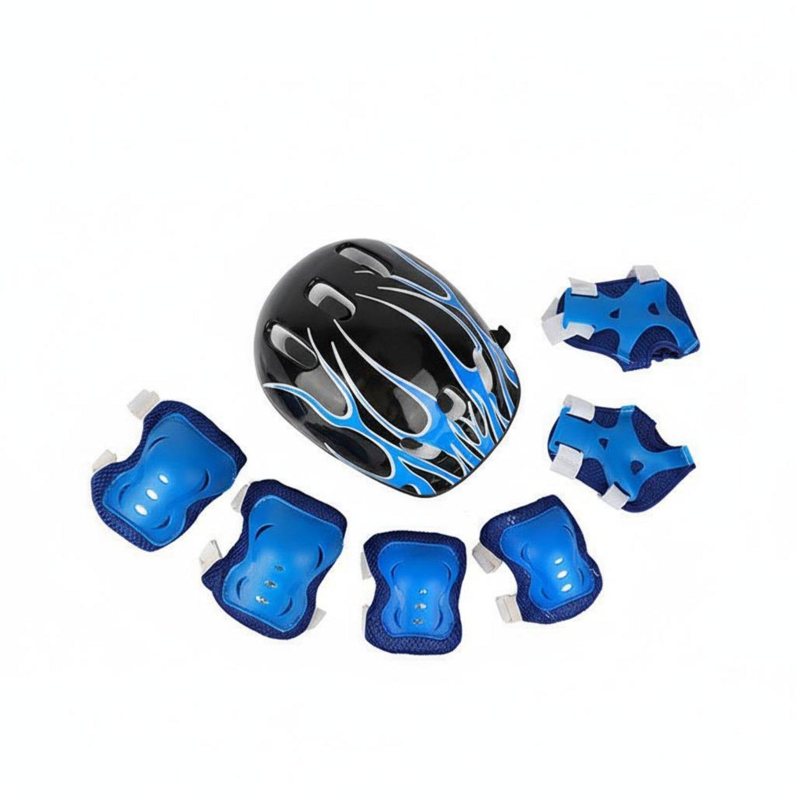 مجموعة خوذة وواقيات للركبة وال - مراجعة Scooter Helmet Set وسعره