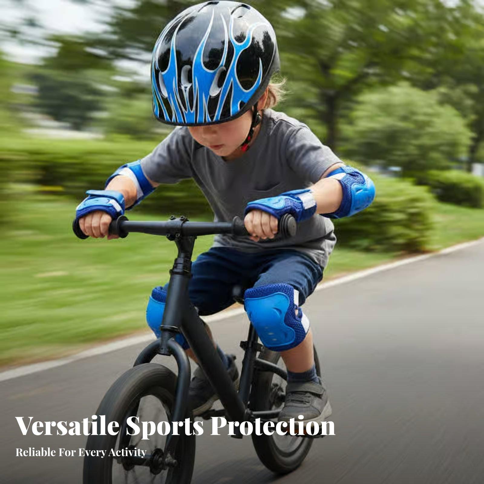 مجموعة خوذة وواقيات للركبة وال - مراجعة Scooter Helmet Set وسعره